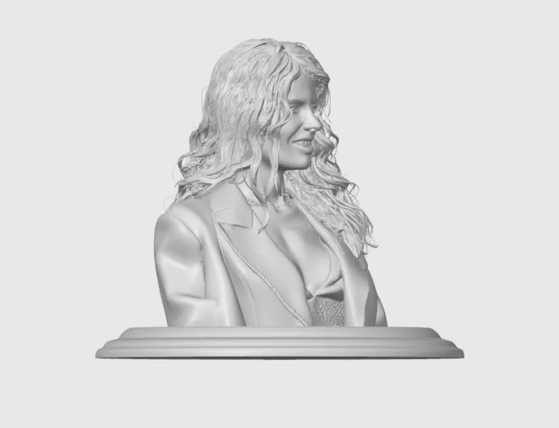 Elodie Fontan 3D Bust Print - Model preview 9