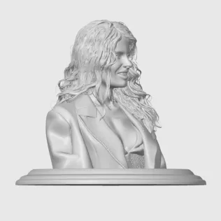 Elodie Fontan 3D Bust Print - Model thumbnail 9