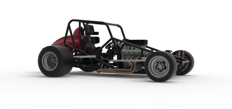 Pavement Silver Crown Car Base Version 3 Scale 1:25 - Model preview 25