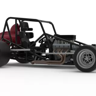 Pavement Silver Crown Car Base Version 3 Scale 1:25 - Model thumbnail 25