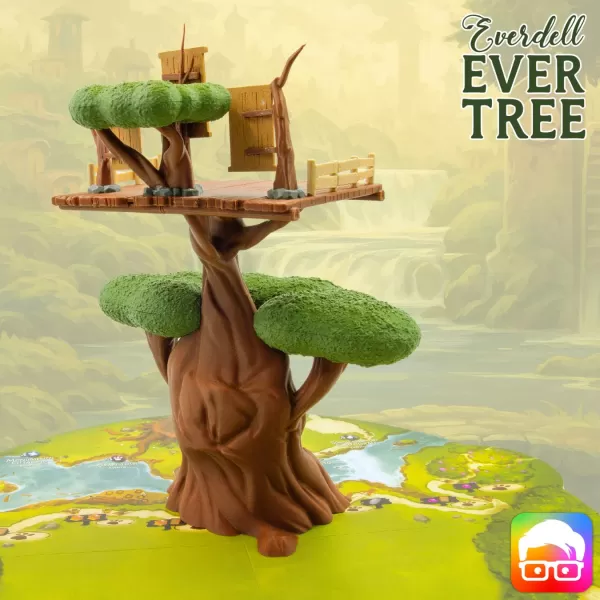 Everdell Tree 3d Printable Replacement - Model preview 9