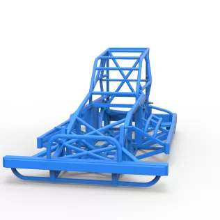 Frame of New Zealand Superstock car Version 4 Scale 1:25 - Model thumbnail 4
