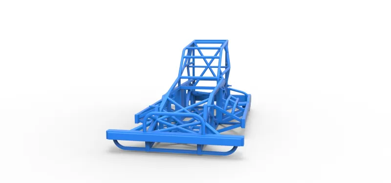 Frame of New Zealand Superstock car Version 4 Scale 1:25 - Model preview 4