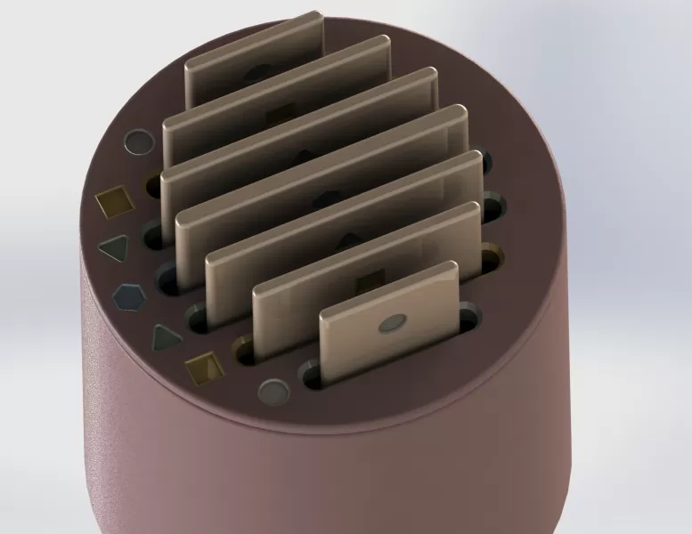 Interactive Montessori Shape Sorter - Paintable Educational Toy - Model preview 2