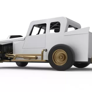 Dwarf car while turning Version 2 Scale 1:25 - Model thumbnail 13