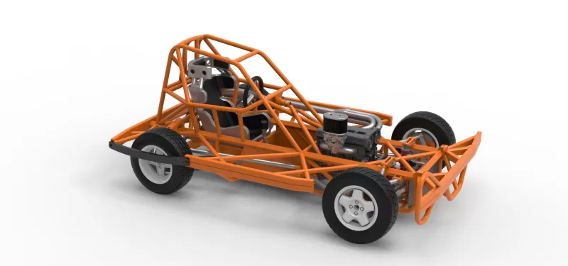 BriSCA Formula 2 Stock Car Base Scale 1:25 - Model preview 24