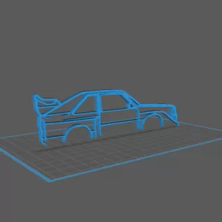 Audi - Quattro Wall Art - Model thumbnail 1