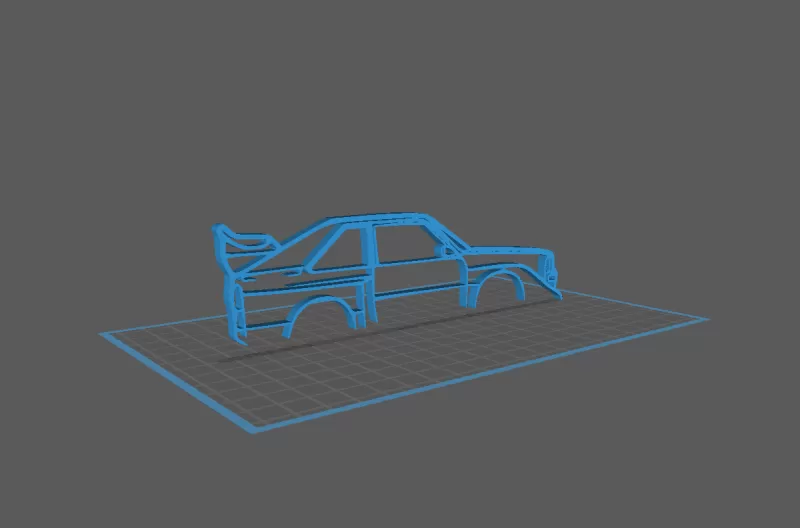 Audi - Quattro Wall Art - Model preview 1