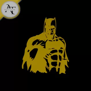 Batman - Superhero - Silhouette - 2D Wall Art Decor