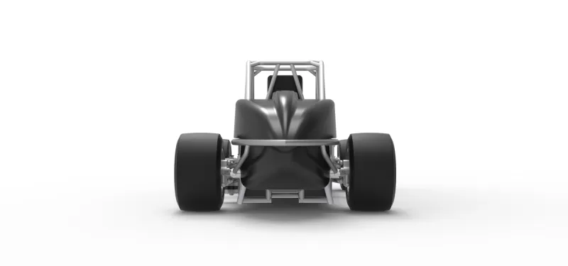Experimental Pavement Silver Crown Car Base Version 3 Scale 1:25 - Model preview 16