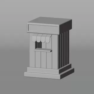 Ticket Booth - Model thumbnail 3