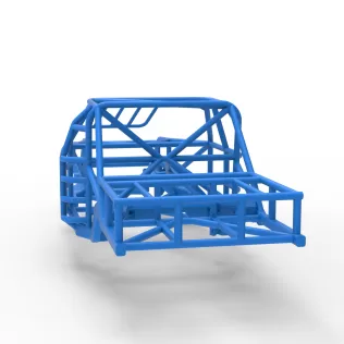 Frame of IMCA Stock car Scale 1:25 - Model thumbnail 10