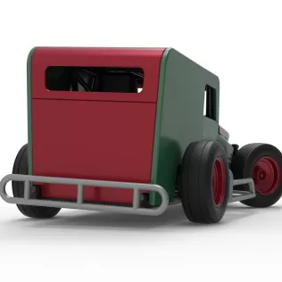 Dwarf car while turning Scale 1:25 - Model thumbnail 19