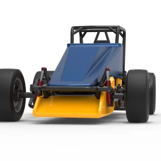 Vintage Pavement Silver Crown Car Scale 1:25 - Model thumbnail 6