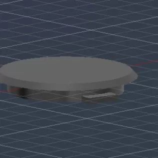 BMW E36 headlight washer cap - Model thumbnail 6