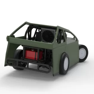 Mod Lite Race car while turning Version 2 Scale 1:25 - Model thumbnail 18