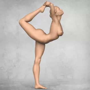 Yoga Female Pose Collection - Model thumbnail 20