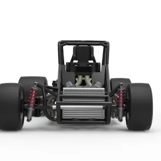 Pavement Silver Crown Car Base Version 3 Scale 1:25 - Model thumbnail 7