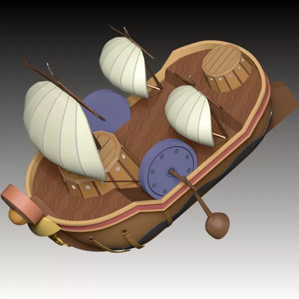 Utan Sonar - One Piece - Model preview 8