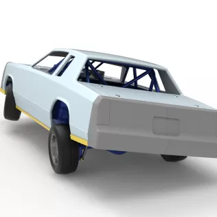 IMCA Stock car while turning Version 2 Scale 1:25 - Model thumbnail 14