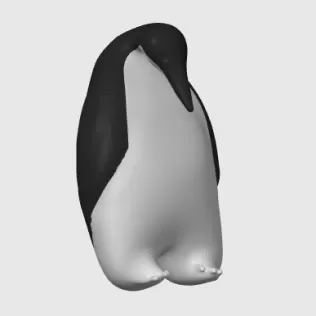 Penguin Vase - Model thumbnail 4