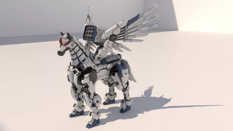 Art Toy_Pegasus Gundum2 (3D Model) - Model preview 3