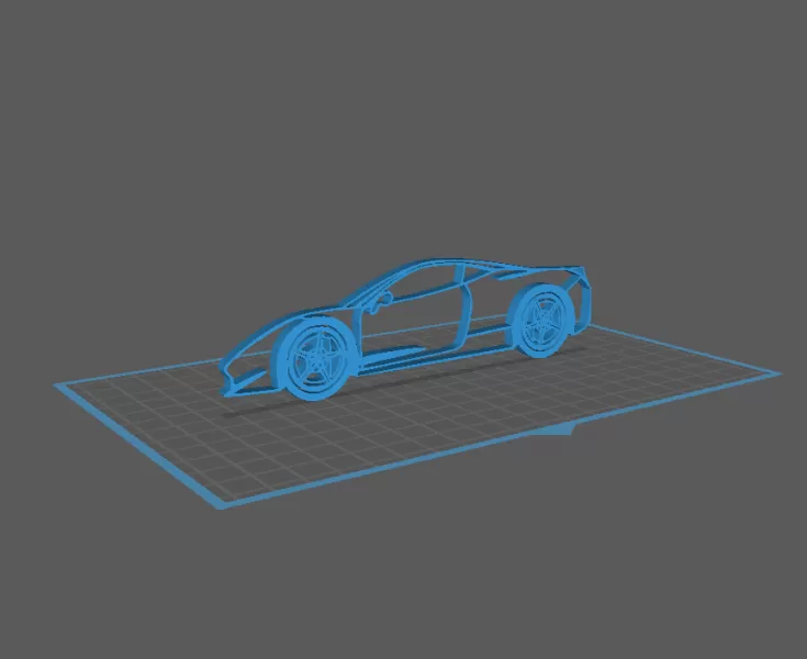 Ferrari - 458 Italia Wall Art - Model preview 2