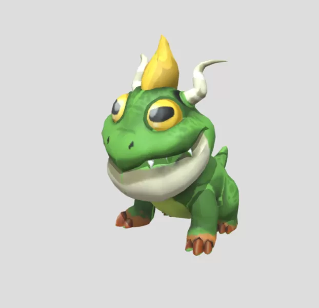 Frog Boss Dragon Land - Model preview 2