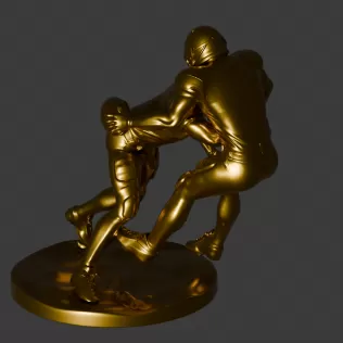 PACK OF 4 POSITIONS - 3D AMERICAN SOCCER PLAYERS - Model thumbnail 12