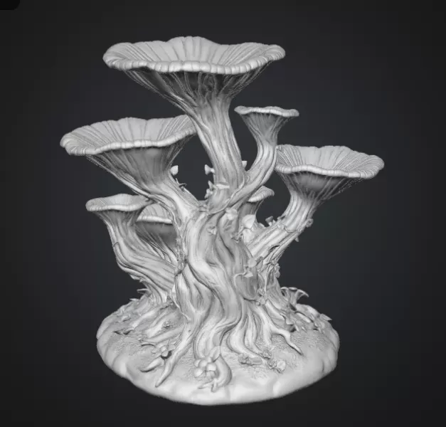 Enchanted Floral Tree Organizer STL File for 3D Print - Model preview 15