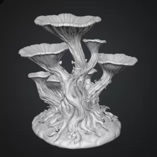 Enchanted Floral Tree Organizer STL File for 3D Print - Model thumbnail 15