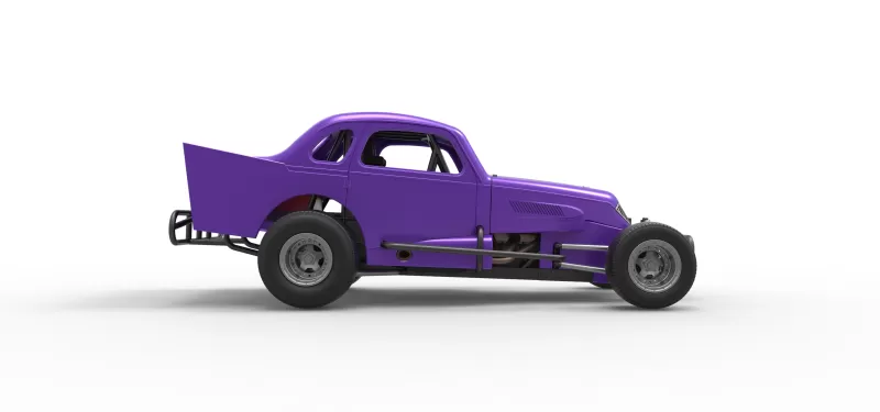 Vintage Dirt Modified stock car Scale 1:25 - Model preview 22