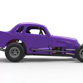 Vintage Dirt Modified stock car Scale 1:25 - Model thumbnail 22