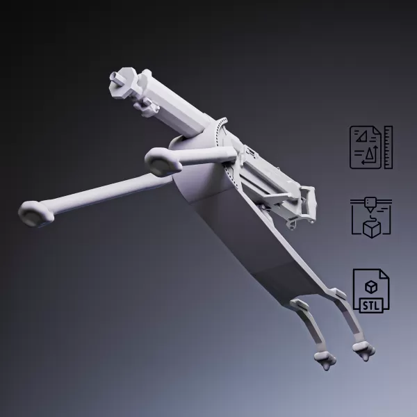 Maxim MG 08 Machine Gun #RoZ - Model preview 1