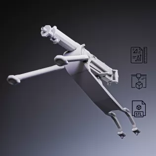 Maxim MG 08 Machine Gun #RoZ - Model thumbnail 1