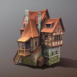 Medieval Tavern - Model thumbnail 2