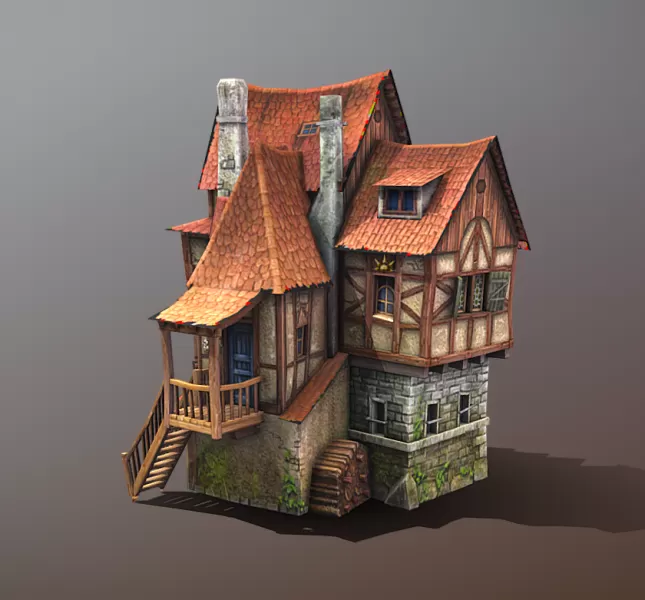 Medieval Tavern - Model preview 2