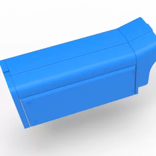 Hood of Pulling tractor Version 8 Scale 1:25 - Model thumbnail 2
