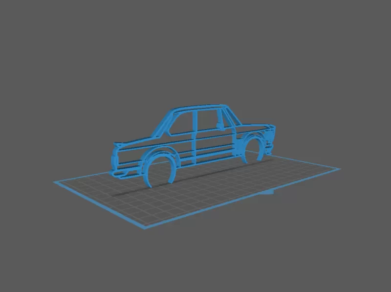 BMW - Turbo 2002 Wall Art - Model preview 2