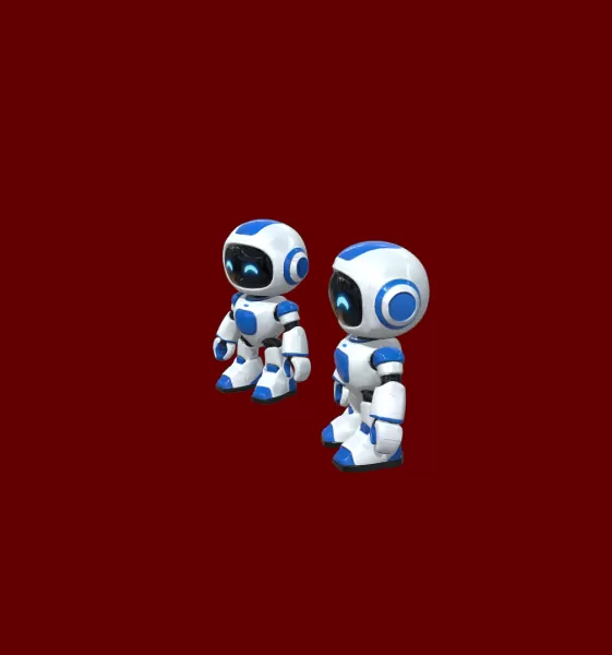 blue Robot - Model preview 2