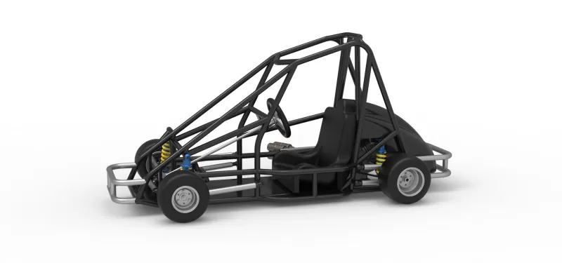 Quarter Midget Base Scale 1:16 - Model preview 1