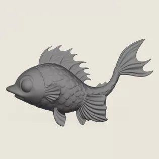 Fish 07 Print Ready 3D Model - Model thumbnail 3