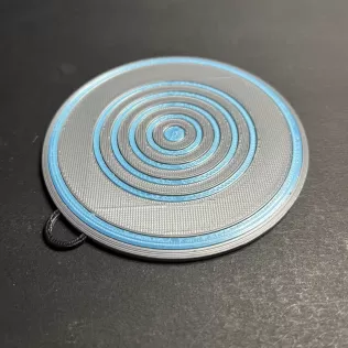 1982 Tron Disc Christmas Tree Ornament - Model thumbnail 4