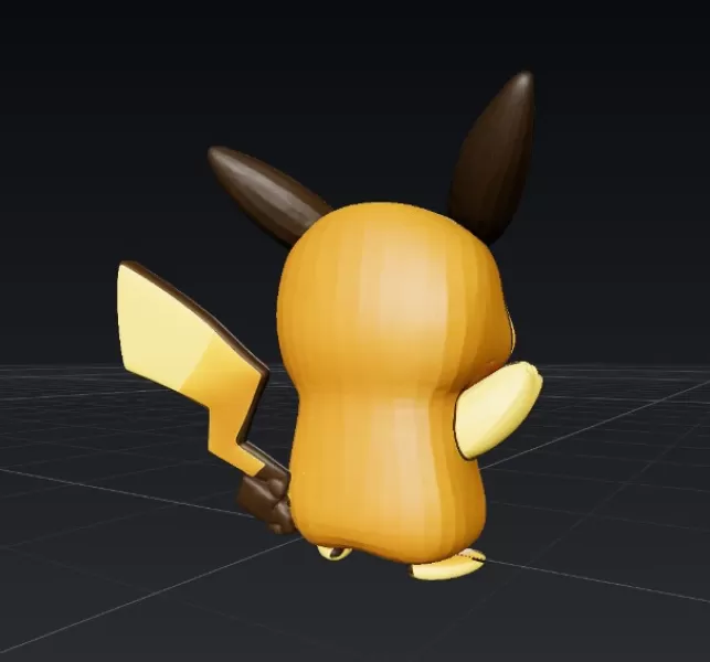 ⚡ Pikachu – Figura 3D Pokémon para Imprimir - Model preview 4