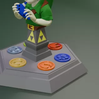 Link - The Legend Of Zelda Ocarina Of Time Bust 3D print model - Model thumbnail 2