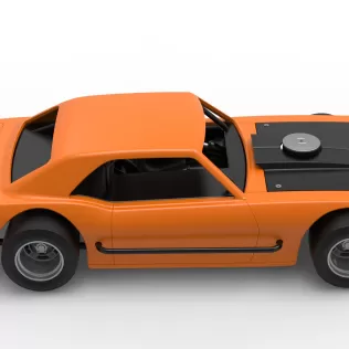 Vintage Asphalt Modified stock car V12 Scale 1:25 - Model thumbnail 23