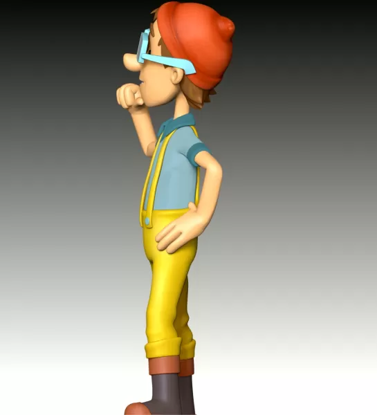 Captain Turbot Fan Art - Model preview 7