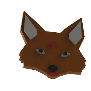 Geometric Low-Poly Fox Wall Decor – 3D Print Ready (Engineered M - Model thumbnail 9