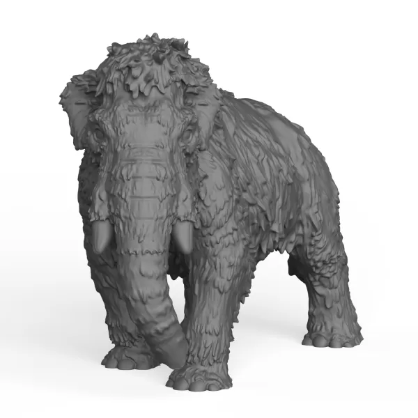 Baby Mammoth Elephant - Model preview 2