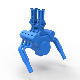 Engine of Gasser Version 2 Scale 1:25 - Model thumbnail 10